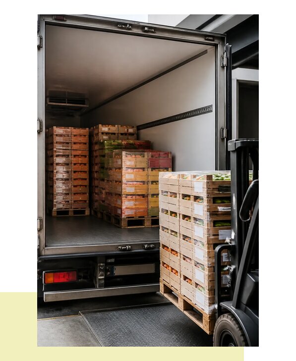 Перевозка сельхозпродукции на паллетах с доставкой в Воронеж